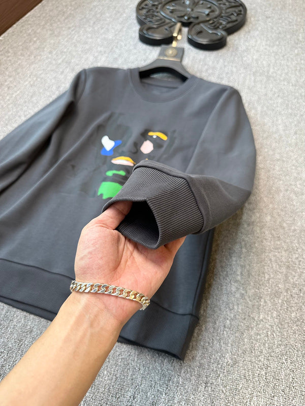 Close-up detail shot of Louis Vuitton luxury clothing with tailored silhouette