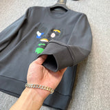Close-up detail shot of Louis Vuitton luxury clothing with tailored silhouette
