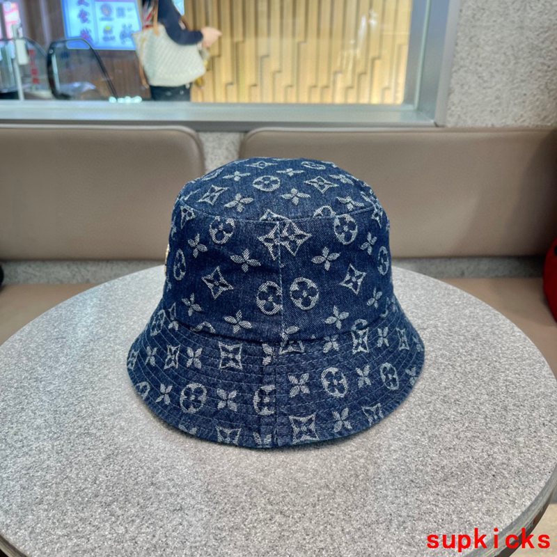 Close-up detail view of Louis Vuitton unisex cap