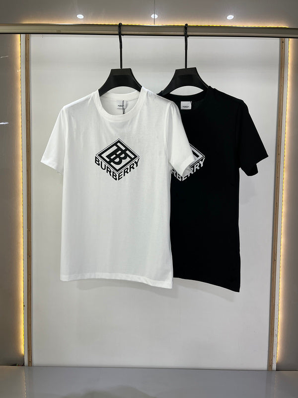 Burberry luxury t-shirt detail shot