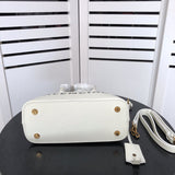 Back view of chic statement women's handbag – women's everyday handbag
