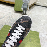 Gucci neutral cream luxury sneakers view 6 minimalist modern build