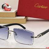 Front view of Cartier unisex sunglasses