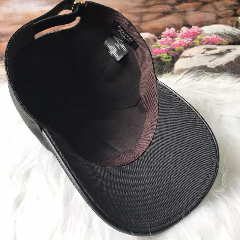 Side view of Burberry unisex cap