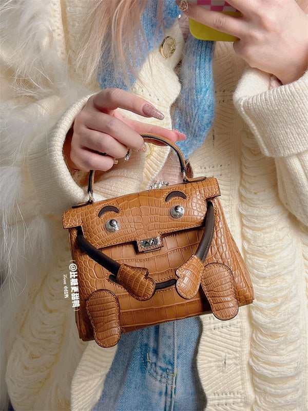 Modernist handbag styled for everyday wear
