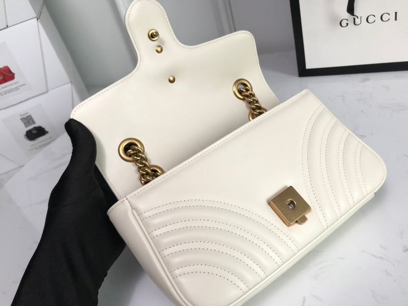 Interior view of chic statement women's handbag – women's designer-style accessory