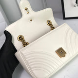 Interior view of chic statement women's handbag – women's designer-style accessory