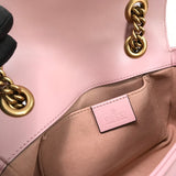 Side profile of classic refined women's handbag – women's statement bag