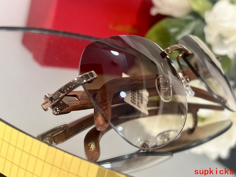Full view of Cartier unisex sunglasses