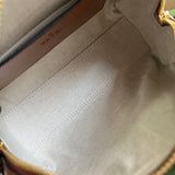 Side profile of modern refined women's handbag – women's designer-style accessory