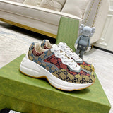 Gucci bold contrast luxury sneakers view 11 sleek tonal finish