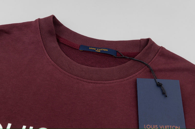 Close-up detail shot of Louis Vuitton luxury clothing with contemporary cut