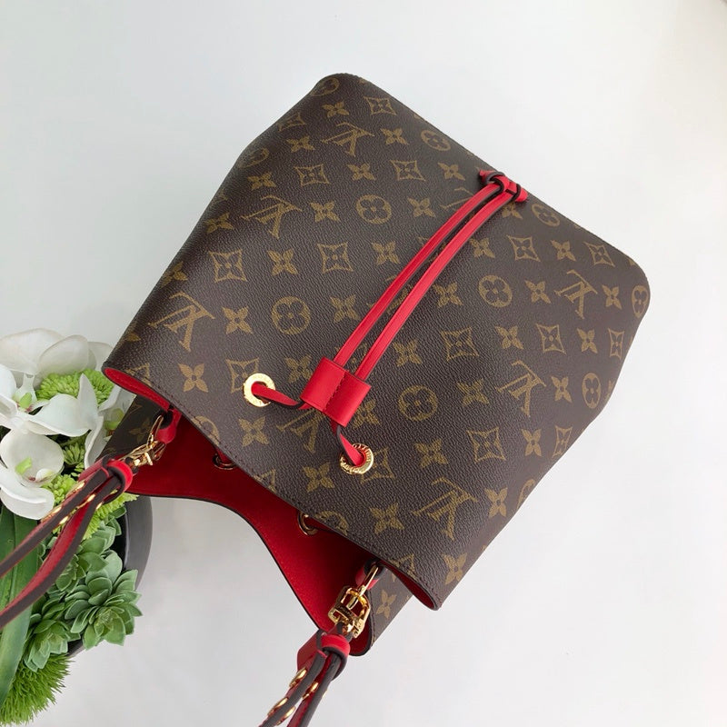 Side profile of modern sleek women's handbag – women's luxury handbag