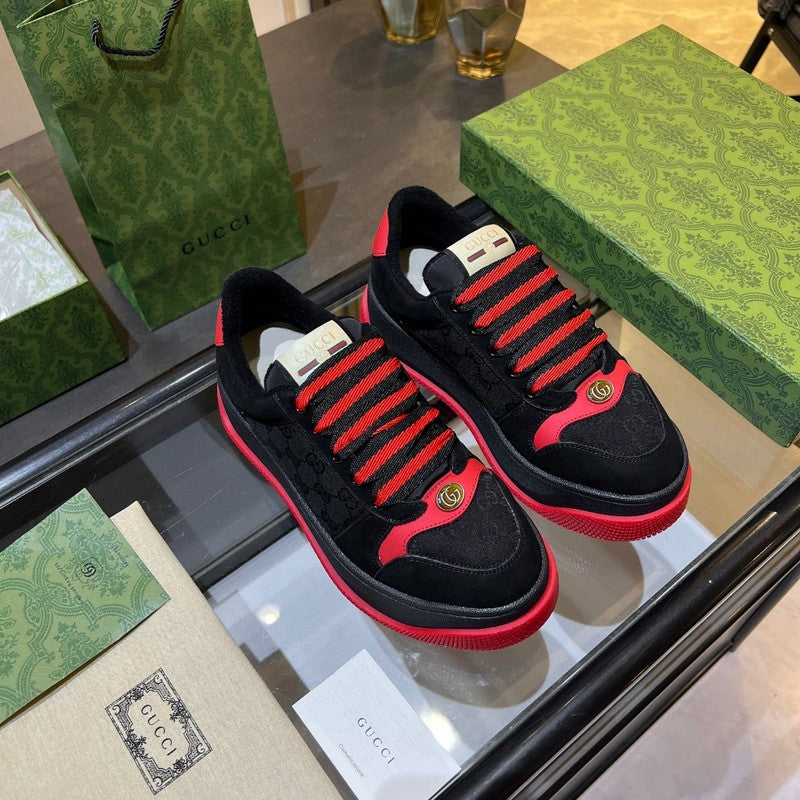 Gucci fresh white-and-black luxury sneakers view 8 minimalist modern build