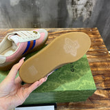 Gucci classic monochrome luxury sneakers view 4 low-top design