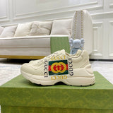 Gucci bold contrast luxury sneakers view 8 sleek tonal finish