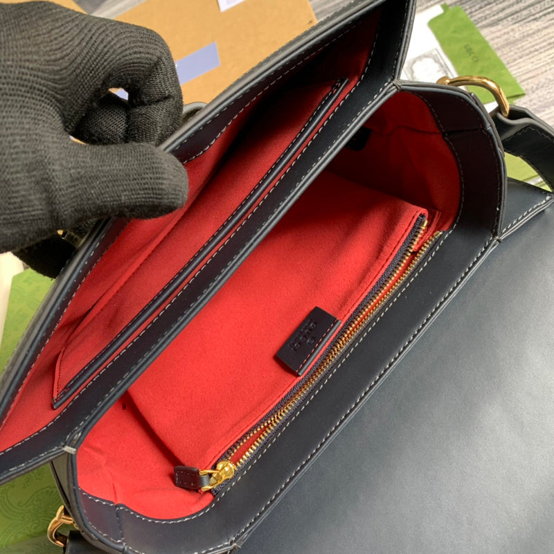 Interior view of sleek modern women's handbag – women's statement bag