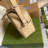 Side profile of signature premium women's handbag – women's everyday handbag