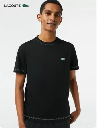 Flat lay presentation of Lacoste luxury clothing with tailored silhouette