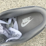 Nike two-tone luxury sneakers view 4 signature lace-up style