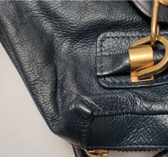 Authentic Chloe handbag Blue luxury fashion accessory