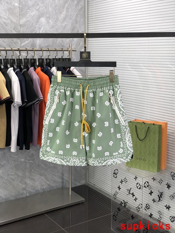 Back view of Rhude luxury clothing with runway-inspired design