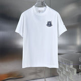 Back view of Moncler luxury clothing with signature branding