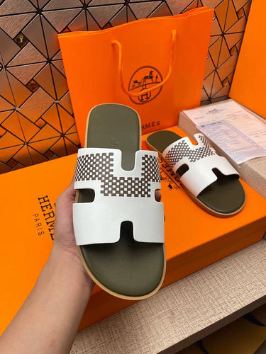 Hermès Tan Slip-On Sneakers - Full Silhouette View