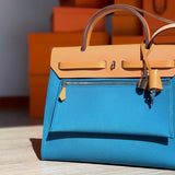 Close-up detail of timeless bag design