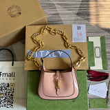Side profile of elevated signature women's handbag – women's luxury handbag
