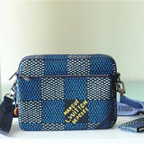  smart crossbody bag detail view showing craftsmanship