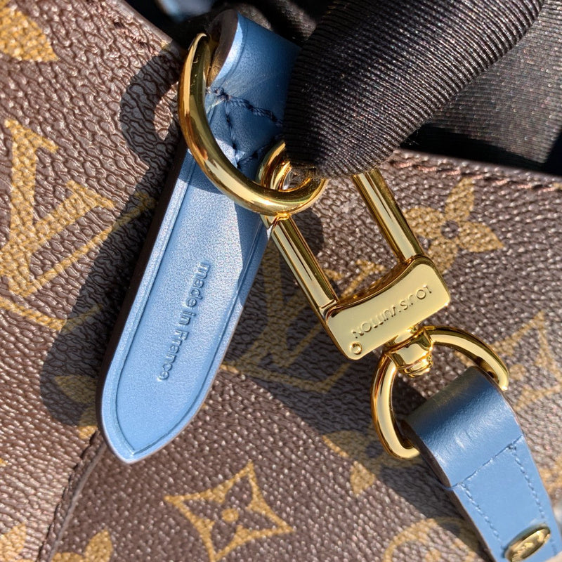 Close-up detail of statement structured women's handbag – women's luxury handbag