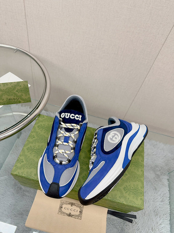 Gucci crisp white luxury sneakers view 10 everyday casual design