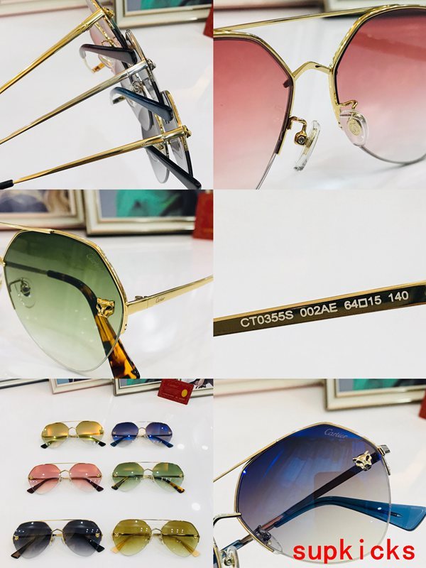 Lifestyle view of Cartier unisex sunglasses