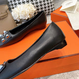 Hermès Nude Platform Heels - Close-Up Texture View