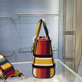 Interior view of signature chic women's handbag – women's designer-style accessory