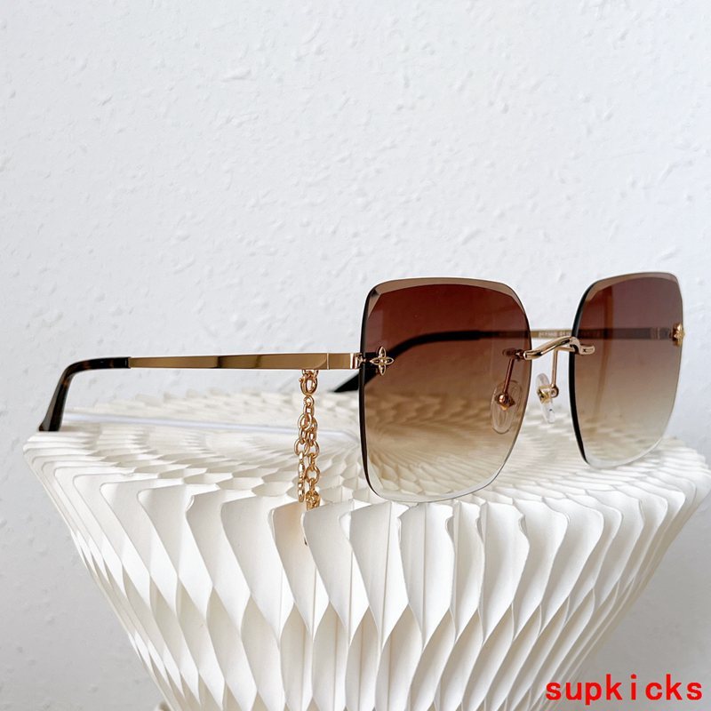 Side view of Louis Vuitton unisex sunglasses