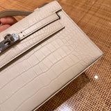  clean-lined crossbody bag detail view showing craftsmanship 8