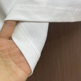 Side profile of Louis Vuitton cotton t-shirt with logo-detail design