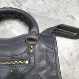 Classic Vegan Leather Handbag - Refined Silhouette | Women's Designer-Inspired Purse #642 - hardware and detail close-up (image 5) of designer-inspired handbag