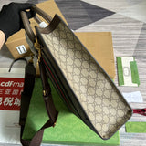 Close-up detail of classic bag design