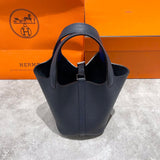 Streamlined bag shown from front angle