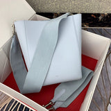 Side profile of structured polished women's handbag – women's everyday handbag