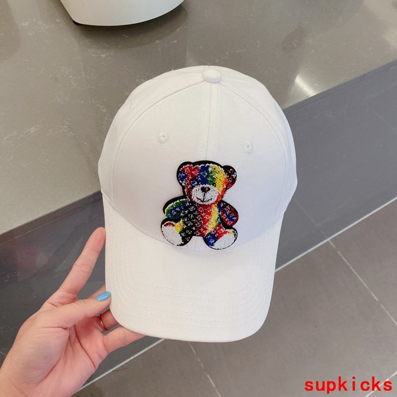 Close-up detail view of Louis Vuitton unisex cap