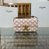 Side profile of chic structured women's handbag – women's premium purse