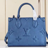 Interior view of refined structured women's handbag – women's statement bag