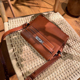 Close-up detail of considered bag design