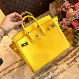 Close-up detail of sophisticated bag design
