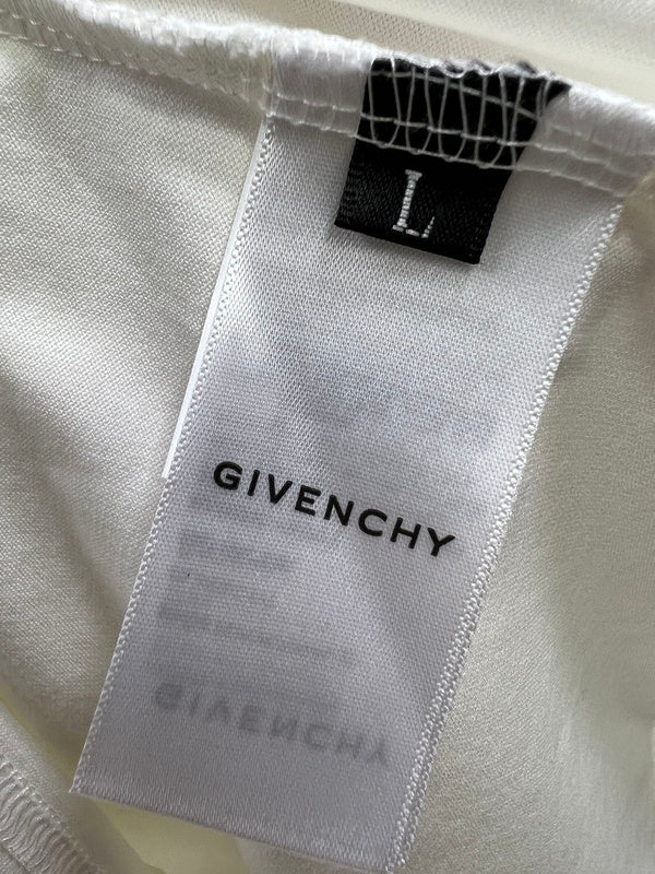 Side profile of Givenchy luxury clothing with everyday silhouette