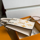 Back view of signature modern women's handbag – women's statement bag